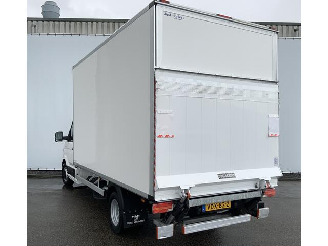 MAN TGE 50 2.0 Extra Lang DLMeubelbak&Lift Airco Cruise 3 Zits Zijdeur Klep 750 kg Euro 6 Bakmaat L.440/B.208/H.230 CM
