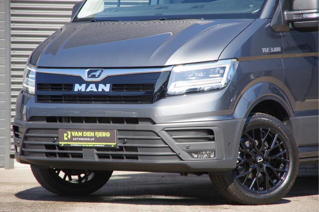 MAN TGE 3.180 35 2.0 L3H2 177PK AUT. LED, TREKHAAK, GEV. ERGO ACTIVE STOEL, STANDKACHEL, STOELVERWARMING, STUURVERWARMING, VOORRUIT VERWARMING, CAMERA, NAVI, ADAPT. CRUISE