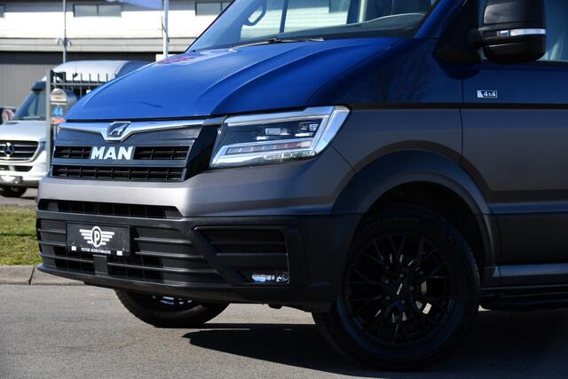 MAN TGE 3.180 35 2.0 L3H2 4x4 DC Cruise, Camera, Carplay, LED, Voorruit verwarming, Multimedia, 177pk, Automaat, Uniek!