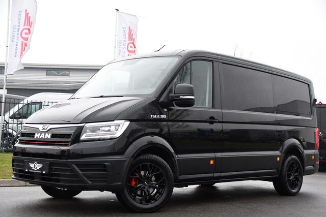 MAN TGE 30 2.0 L3H2 Black Edition Camera, Cruise, Carplay, LED, Automaat, 177pk, Trekhaak, Geveerde stoel, Sensoren, Uniek!