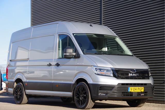 MAN TGE 3.180 35 2.0 L3H3 AUT. LED, LEDER, TREKHAAK, STOELVERWARMING, CAMERA, NAVI, CRUISE, CLIMA, PARKEERSENSOREN, VOORRUIT VERWARMING