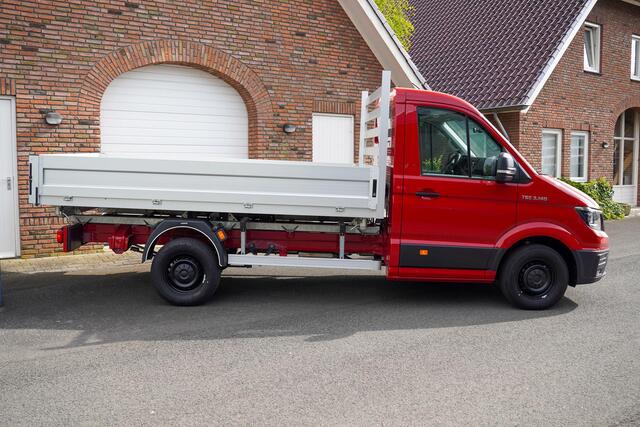 MAN TGE 2.0 TDI 140 pk 3-Zijdige Kipper / Open Laadbak Airco Apple Carplay/App Connect, Cruise Control, 3-Zits, LxBxH 350x204x40 cm, BPM vrij