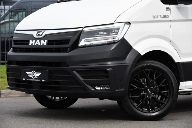 MAN TGE 3.180 35 2.0 L3H2 PB Edition Full Options! Adaptieve Cruise, Camera, Carplay, LED, 177pk, Automaat, Stoelverwarming, Multimedia, Geveerde stoel, Uniek!
