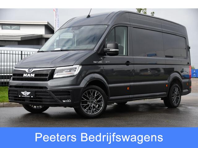 MAN TGE 3.180 35 2.0 L3H3 4x4 PB Edition Camera, Cruise, Carplay, LED, Trekhaak, 177pk, Automaat, Sensoren, Stoelverwarming, Uniek!