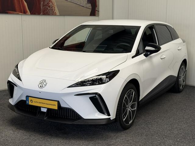 MG 4 MG4 ELECTRIC LUXURY LONG RANGE 204 PK 64 KWH FABRIEKGARANTIE TOT 2031 !!! NAVIGATIE ADAPTIVE CRUISE CONTROL APPLE CARPLAY/ANDROID 360 CAMERA STOEL EN STUURVERWARMING DODEHOEKSENSOREN RIJSTROOKSENSOREN KEYLESS GO ZEER MOOI !!