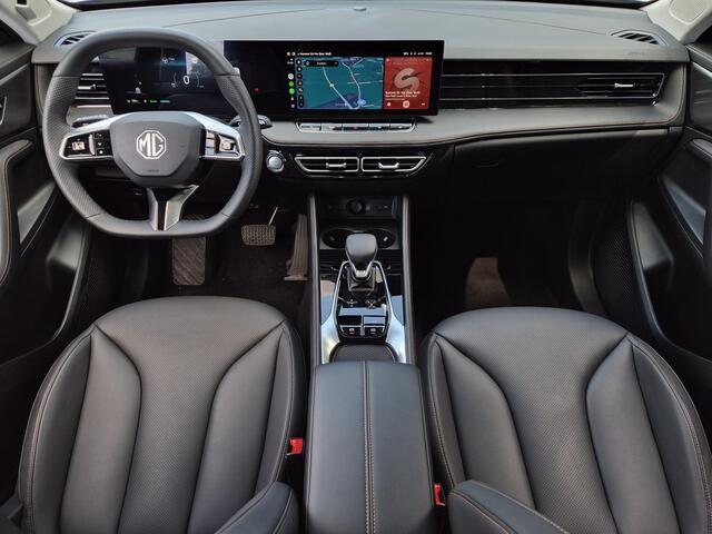 MG HS 1.5 Full Hybrid+ Luxury / Fabrieksgarantie tot 12-2032<150.000 km / Stuur- & Stoelverwarming / Elektrische achterklep / Rondomzicht camera / Apple Carplay Android Auto / Adaptief cruise control / Draadloze telefoon lader / Keyless Entry/Start /