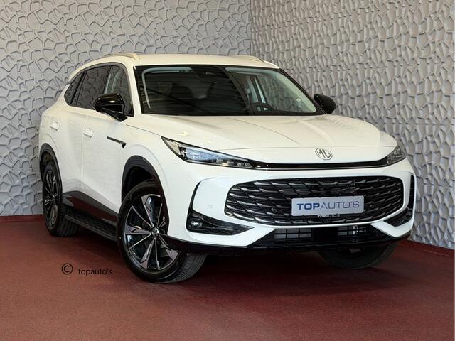 MG MG HS PHEV 1.5 TGDI LUXURY PHEV PLUG-IN HYBRIDE | LEER | 272PK NIEUWE AUTO | >1.000 KM TOTAAL BEREIK | 360° CAMERA | ELEKTRISCHE ACHTERKLEP | STOEL/STUUR. VERWARMING | FULL LED | ELEKTRISCHE S