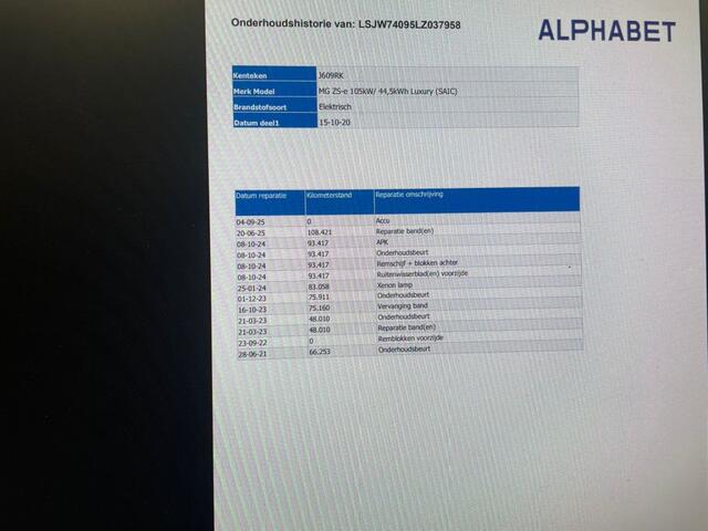 MG ZS Luxury 45 kWh - Carplay, Panorama, Leer, Camera, Stoelverw.