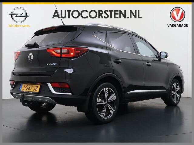 MG ZS MG EV Luxury 45kWh SOH 92% Panorama-Schuifdak Leder+Verwrmd Trekhaak Adap.Cruise Camera Navi Apple Carplay Android Auto Elek.Stoel Pdc Airco Privacy Glas Isofix DAB Lmv 17" Keyless 1e Eigenaar Dealeronderhouden