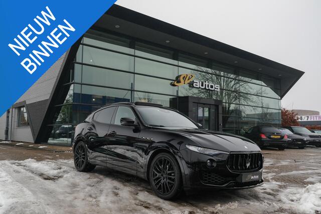 Maserati Levante Gransport 3.0 V6 D 275pk Panoramadak Schaalstoelen VOL!!! Carbon pakket NLauto 21" LMV Stoelkoeling Luchtvering