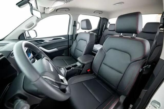 Maxus T90 -VERWACHT -EV 89 kWh WLTP stadscyclus bereik 471 km Dubbel Cabine Pick-up 5 Persoons