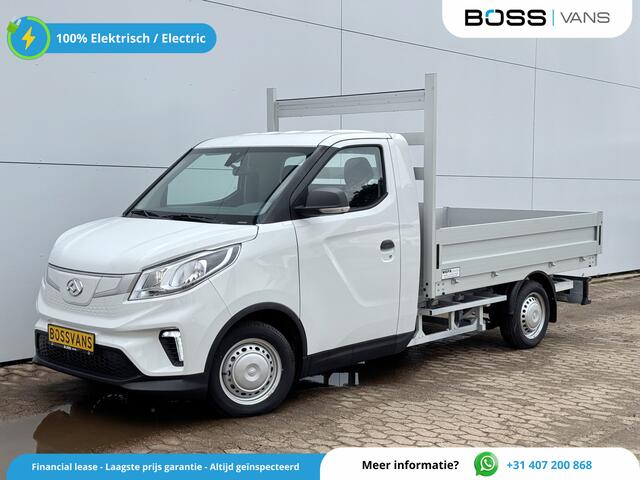 Maxus eDELIVER 3 50kWh 122PK 6 x Verfügbar Pritische Open Laadbak 327km WLTP 100% Elektrisch Airco Cruise Control Carplay Camera Pickup Open Box