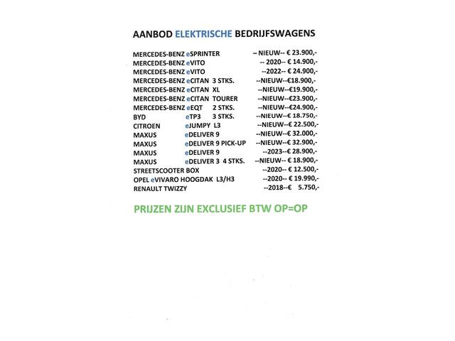 Maxus eDELIVER 9 L3H3 89 kWh 296 Km Actieradius Airco Achteruitrijcamera PDC