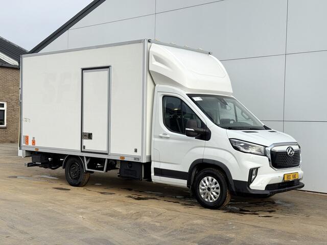 Maxus eDELIVER 9 204PK 100% Elektrisch 72kWh Laadklep LED Airco Adaptieve Cruise Control Carplay Camera Stoelverwarming Bakwagen Koffer Meubelbak