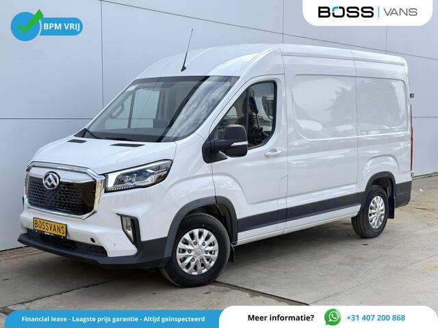 Maxus eDELIVER 9 52kWh 204PK Nieuw! Elektrisch L2H2 280km WLTP Snelladen LED Carplay Cruise control Camera Airco Parkeersensoren v+a