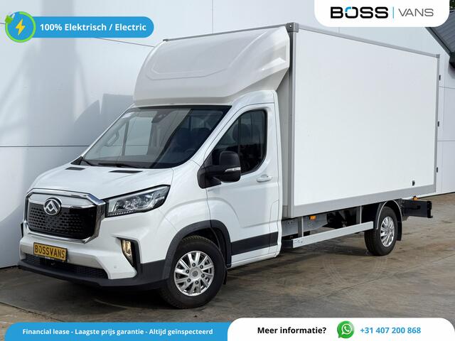 Maxus eDELIVER 9 65kWh 204PK Elektrisch! 171km WLTP Elektrische Bakwagen Achterdeuren Airco ACC Carplay Camera Parkeersensoren Voor Meubelbak Koffer