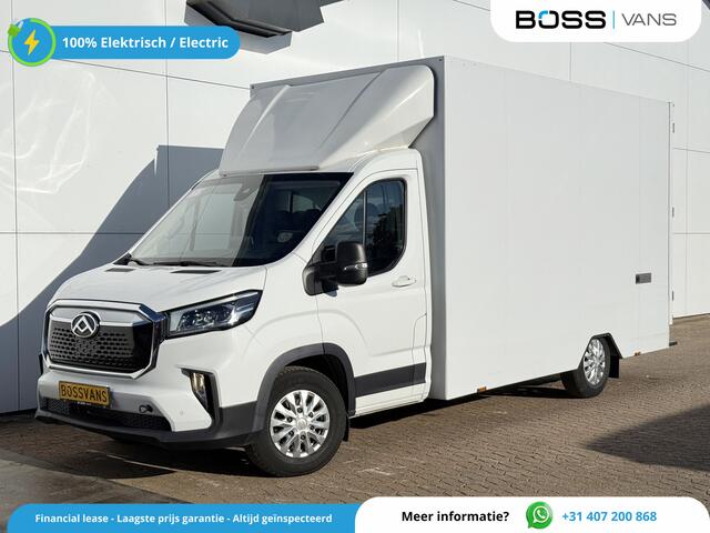 Maxus eDELIVER 9 65 kWh Elektrisch L4 172km WLTP Bakwagen LED Airco Adaptieve Cruise Camera Carplay Parkeersensoren Foodtruck Meubelbak Paardenwagen
