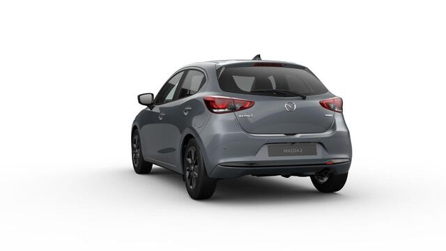 Mazda 2 e-Skyactiv G 90 6MT Homura | 16-inch lichtmetalen velgen, Black | 8-inch LCD touchscreen kleurenscherm | Achteruitrijcamera