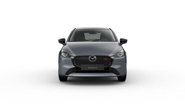 Mazda 2 e-Skyactiv G 90 6MT Homura | 16-inch lichtmetalen velgen, Black | 8-inch LCD touchscreen kleurenscherm | Achteruitrijcamera