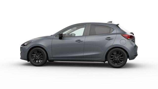 Mazda 2 e-Skyactiv G 90 6MT Homura | 16-inch lichtmetalen velgen, Black | 8-inch LCD touchscreen kleurenscherm | Achteruitrijcamera