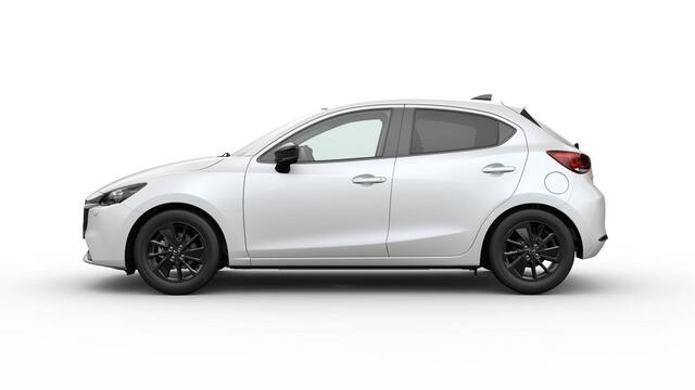 Mazda 2 e-Skyactiv G 90 6MT Homura | 16-inch lichtmetalen velgen, Black | 8-inch LCD touchscreen kleurenscherm | Achteruitrijcamera