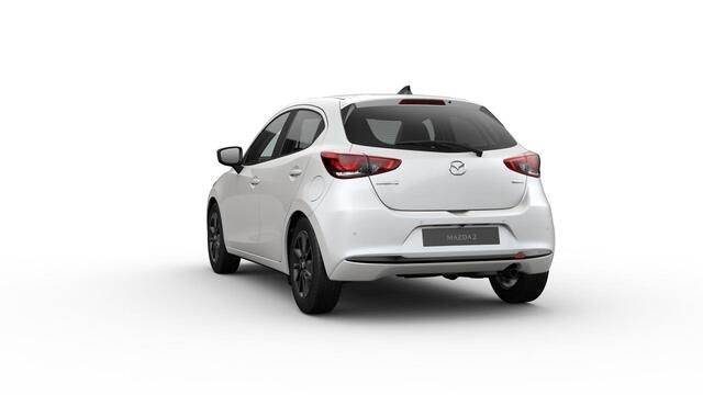 Mazda 2 e-Skyactiv G 90 6MT Homura | 16-inch lichtmetalen velgen, Black | 8-inch LCD touchscreen kleurenscherm | Achteruitrijcamera