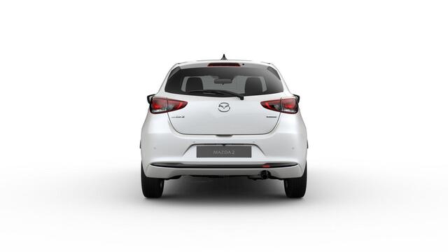 Mazda 2 e-Skyactiv G 90 6MT Homura | 16-inch lichtmetalen velgen, Black | 8-inch LCD touchscreen kleurenscherm | Achteruitrijcamera