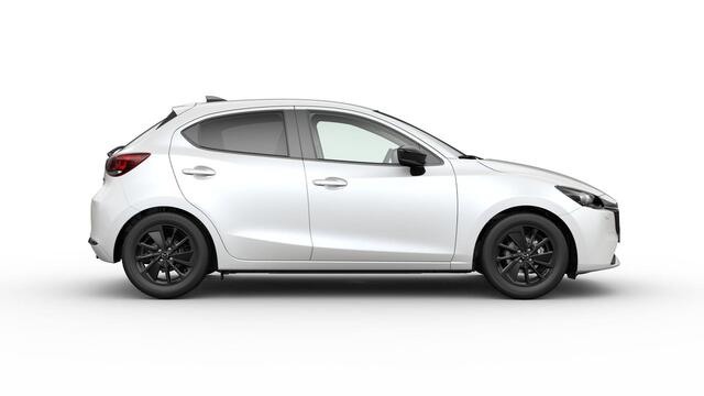 Mazda 2 e-Skyactiv G 90 6MT Homura | 16-inch lichtmetalen velgen, Black | 8-inch LCD touchscreen kleurenscherm | Achteruitrijcamera