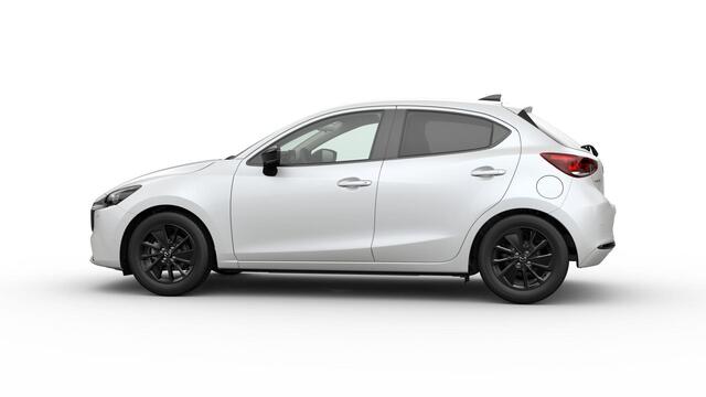 Mazda 2 e-Skyactiv G 90 6MT Homura | 16-inch lichtmetalen velgen, Black | 8-inch LCD touchscreen kleurenscherm | Achteruitrijcamera