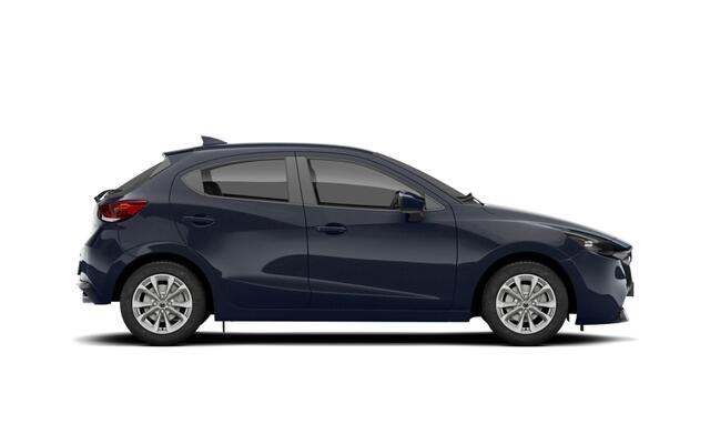Mazda 2 e-Skyactiv G 90 6MT Exclusive-Line | 16-inch lichtmetalen velgen, Bright Silver | 8-inch LCD touchscreen kleurenscherm | Achteruitrijcamera