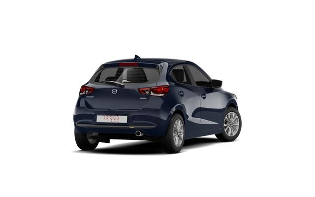 Mazda 2 e-Skyactiv G 90 6MT Exclusive-Line | 16-inch lichtmetalen velgen, Bright Silver | 8-inch LCD touchscreen kleurenscherm | Achteruitrijcamera