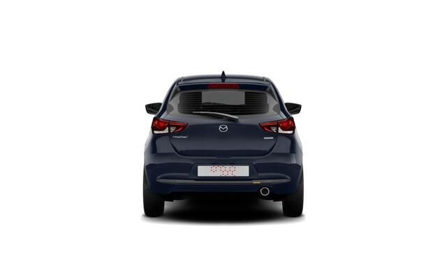 Mazda 2 e-Skyactiv G 90 6MT Exclusive-Line | 16-inch lichtmetalen velgen, Bright Silver | 8-inch LCD touchscreen kleurenscherm | Achteruitrijcamera