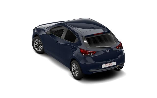 Mazda 2 e-Skyactiv G 90 6MT Exclusive-Line | 16-inch lichtmetalen velgen, Bright Silver | 8-inch LCD touchscreen kleurenscherm | Achteruitrijcamera