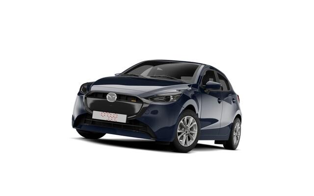 Mazda 2 e-Skyactiv G 90 6MT Exclusive-Line | 16-inch lichtmetalen velgen, Bright Silver | 8-inch LCD touchscreen kleurenscherm | Achteruitrijcamera