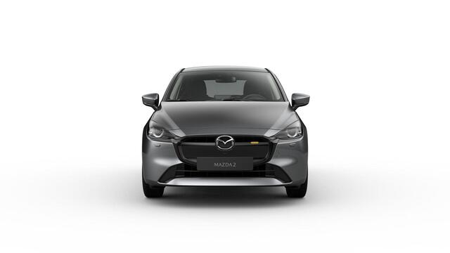 Mazda 2 e-Skyactiv G 90 6MT Exclusive-Line | 16-inch lichtmetalen velgen, Bright Silver | 8-inch LCD touchscreen kleurenscherm | Achteruitrijcamera