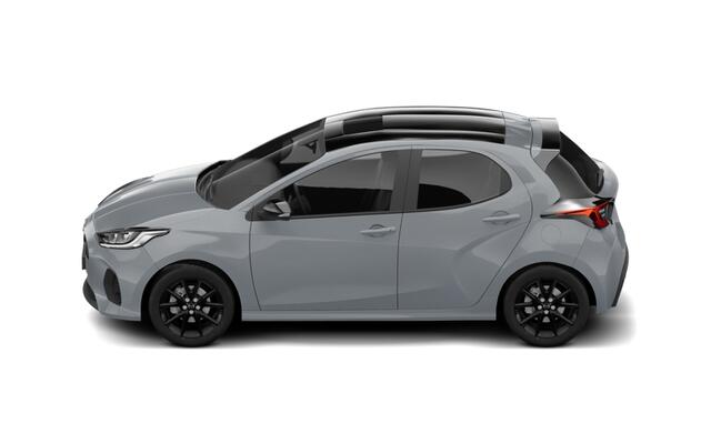 Mazda 2 Hybrid 116 1AT Exclusive-Line | 6 speakers | Achteruitrijcamera | Bandenspanningwaarschuwingssysteem