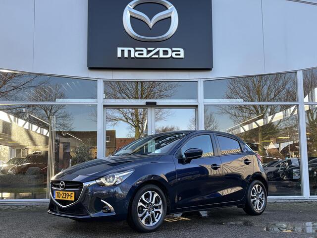 Mazda 2 1.5 Skyactiv-G GT-Luxury NL-Auto, Dealer Ondh. Automaat, Navigatie, Apple Carplay / Android Auto, A.Rij-camera, Parkeersensoren vóór, Stoelverwarming, Cruise Controle, Keyless.