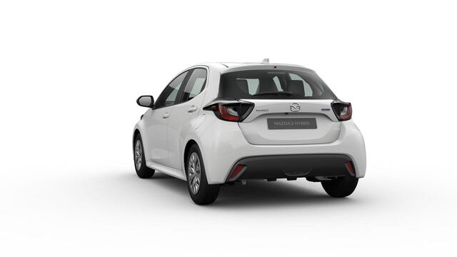 Mazda 2 Hybrid Prime-Line | 15-inch stalen velgen met wielcover, Silver | Achteruitrijcamera | Bandenspanningwaarschuwingssysteem