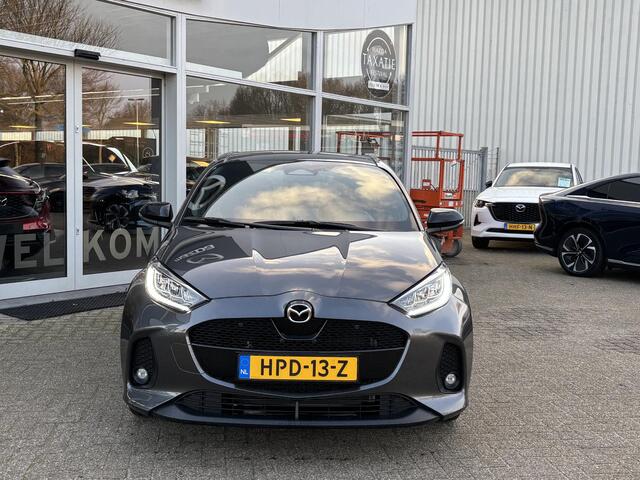 Mazda 2 Hybrid 1.5 Homura Plus NL-Auto, Navigatie, Apple Carplay /Android auto, 17 inch LM Black, Cruise Controle Ad., Panorama dak, A.Rij-Camera, Keyless Entry/Start, Draadloos tel. laden