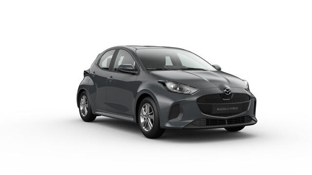 Mazda 2 Hybrid Prime-Line | 15-inch lichtmetalen velgen, Silver | Achteruitrijcamera | Automatisch dimmende binnenspiegel