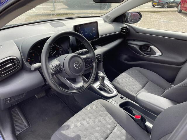 Mazda 2 Hybrid 1.5 Exclusive-line , Automaat, Trekhaak, Camera, Adap.Cruise, Stoel/Stuurverwarming, Clima, Apple Carplay, Android Auto, LMV 16 Inch, LKA, PDC, BSM
