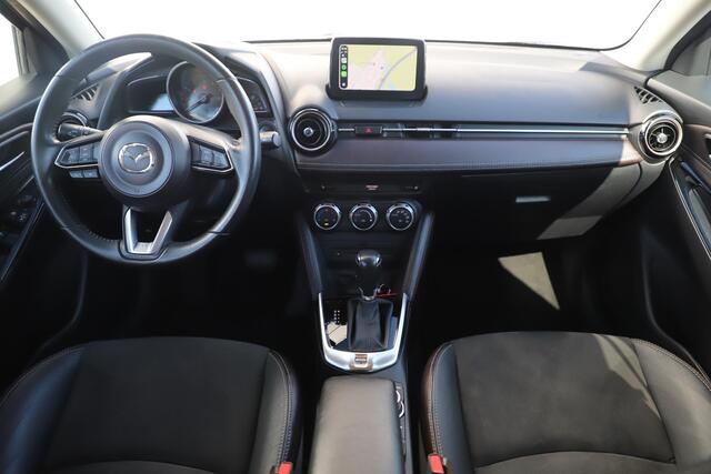 Mazda 2 1.5 Skyactiv-G GT-Luxury Automaat Half Leder Head Up Display Navigatie Carplay Achteruitrijcamera Stoelverwarming Clima Cruise Keyless Entry