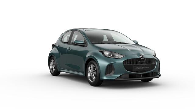 Mazda 2 Hybrid Prime-Line | 15-inch lichtmetalen velgen, Silver | Achteruitrijcamera | Automatisch dimmende binnenspiegel