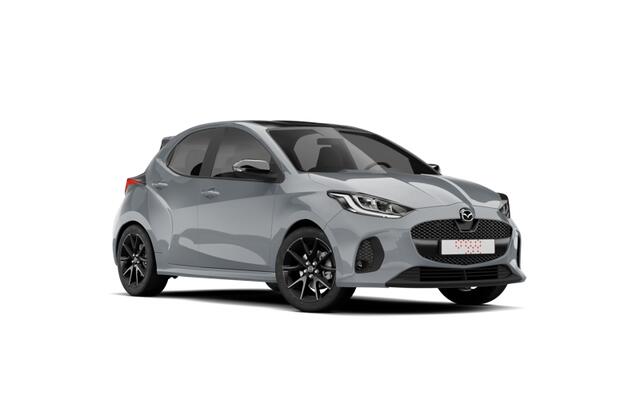 Mazda 2 Hybrid Prime-Line | 15-inch lichtmetalen velgen, Silver | Achteruitrijcamera | Automatisch dimmende binnenspiegel