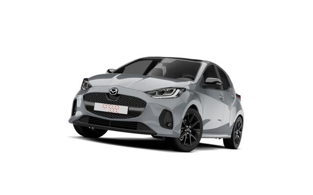 Mazda 2 Hybrid Prime-Line | 15-inch lichtmetalen velgen, Silver | Achteruitrijcamera | Automatisch dimmende binnenspiegel
