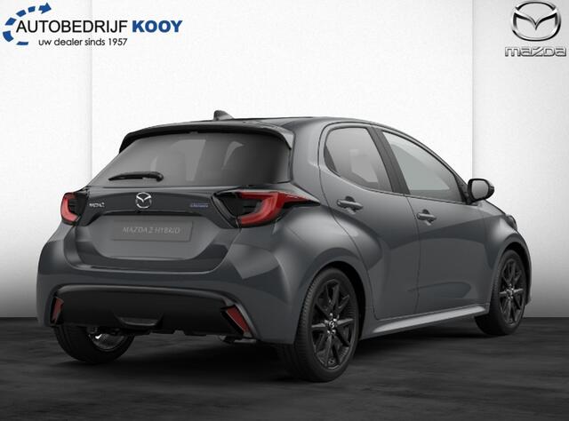 Mazda 2 Hybrid 1.5 Homura / Uit Voorraad Leverbaar! / Nieuwe kleur: Charcoal Gr