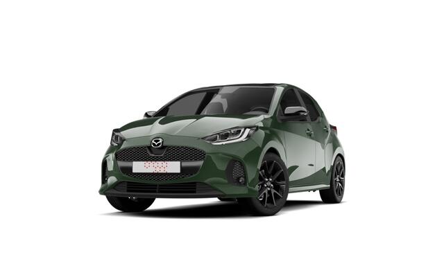 Mazda 2 Hybrid Prime-Line | 15-inch lichtmetalen velgen, Silver | Achteruitrijcamera | Automatisch dimmende binnenspiegel