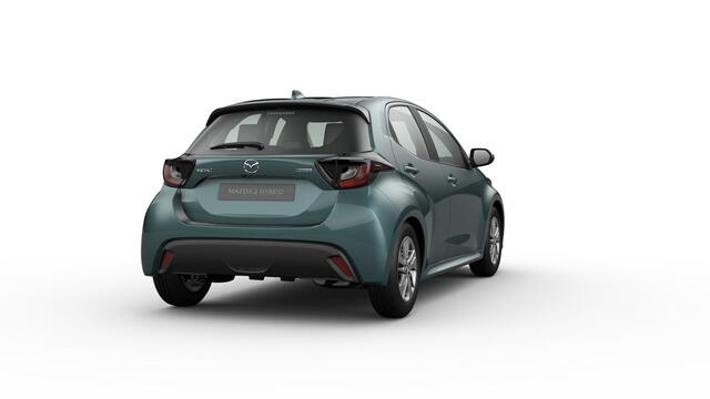 Mazda 2 Hybrid Prime-Line | 15-inch lichtmetalen velgen, Silver | Achteruitrijcamera | Automatisch dimmende binnenspiegel