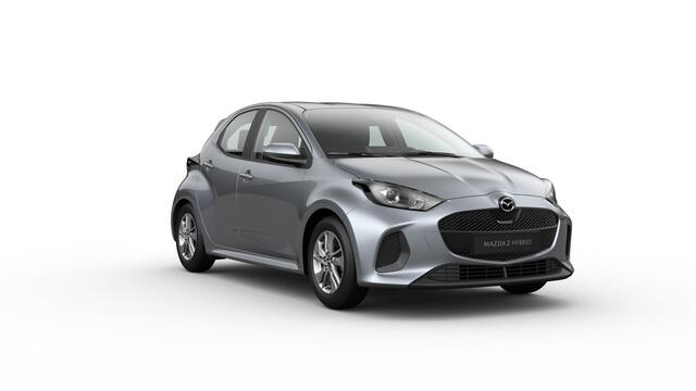 Mazda 2 Hybrid Prime-Line | 15-inch lichtmetalen velgen, Silver | Achteruitrijcamera | Automatisch dimmende binnenspiegel
