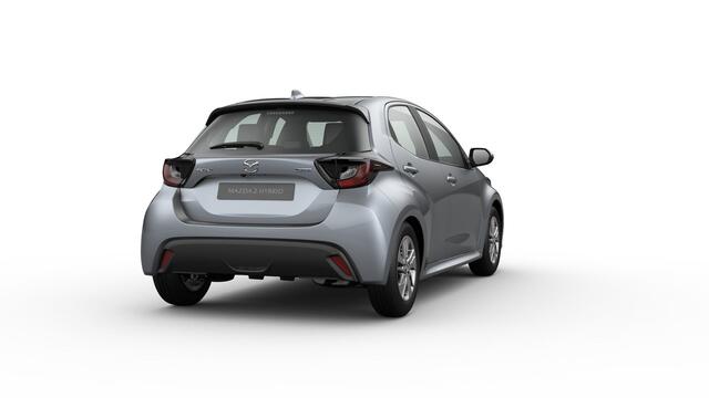 Mazda 2 Hybrid Prime-Line | 15-inch lichtmetalen velgen, Silver | Achteruitrijcamera | Automatisch dimmende binnenspiegel